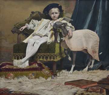 El emperador Carlos V de niño Jan van Beers Pinturas al óleo
